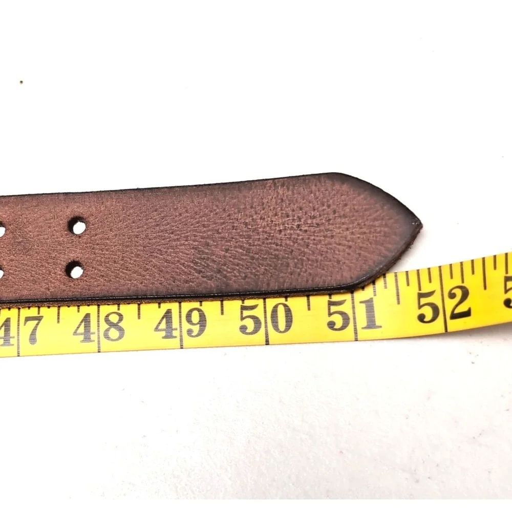 NEW Stone Mountain Genuine Leather Double Prong Belt Mens XL 42-44 Brown NWT